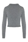 Women's gray cashmere jumper Valentino - brand logo. 100% cashmere. Country of manufacture: Italy. Care: specialized cleaning - photo 6