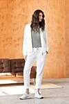 Brunello Cucinelli T-shirt for women beige made of cotton - logo. 100% cotton. Country of manufacture: Italy. Care: specialized cleaning - photo 7