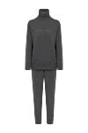 Brunello Cucinelli Women's suit gray - brand logo. 60% wool, 30% cashmere, 10% silk. Country of manufacture: Italy. Care: specialized cleaning - photo 1