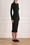 Brunello Cucinelli Платье трикотажное женское серое из шерсти и кашемира - 90% шерсть, 10% кашемир. молния. Страна производитель: Италия. Уход: специализированная чистка - фото 3