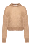 Brunello Cucinelli Women's jumper brown - 42% mohair, 38% polyamide, 12% wool, 8% fiber. Country of manufacture: Italy. Care: specialized cleaning - photo 1