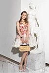 Сумка жіноча бежева з рафії та шкіри пітона. Dolce & Gabbana - фірмова пластинка з двома видами гальванічного покриття. 70% віскоза 30% шкіра тигрового пітона. Розмір: 17?25?9 см. Ручка: верхня ручка та знімний регульований плечовий ремінь з пітонової шкіри. текстильна підкладка та плоска кишеня. передній клапан із застібкою на подвійний потайний магніт. Країна виробник: Італія. Догляд: спеціалізоване чищення - фото 6