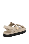 Women's beige sandals made of genuine leather Givenchy - brand logo. 100% genuine leather. Country of manufacture: Italy. Care: specialized cleaning - photo 4