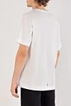 Men's T-shirt white with a pocket Givenchy - brand logo. 100% cotton. chest pocket. Country of manufacture: Italy. Care: specialized cleaning - photo 4