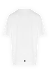 Men's T-shirt white with a pocket Givenchy - brand logo. 100% cotton. chest pocket. Country of manufacture: Italy. Care: specialized cleaning - photo 6