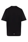 Men's black T-shirts with a pocket Givenchy - brand logo. 100% cotton. chest pocket. Country of manufacture: Italy. Care: specialized cleaning - photo 6