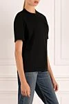 The Row Black women's T-shirt made of cotton - 100% cotton. Country of manufacture: Italy. Care: specialized cleaning - photo 3