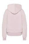 Hoodie for women pink with logo Off-White - logo. hood. 100% cotton. Closure: drawstring. large front pocket. Country of manufacture: Italy. Care: specialized cleaning - photo 6