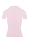 Women's pink cotton T-shirt with logo Balenciaga - 97% cotton, 3% elastane. Country of manufacture: Italy. Care: specialized cleaning - photo 6