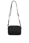 Men's Diagonal crossbody bag black Fendi - brand logo. 100% genuine leather. Strap: shoulder strap. front zip pocket . Closure: zipper. Country of manufacture: Italy. Care: specialized cleaning - photo 4