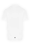 Men's white T-shirt with a miniature logo Givenchy - brand logo. 100% cotton. Country of manufacture: Italy. Care: specialized cleaning - photo 6