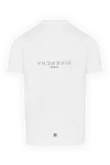 Men's T-shirt white with logo Givenchy - brand logo. 100% cotton. Country of manufacture: Italy. Care: specialized cleaning - photo 6