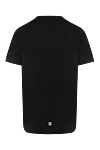 Men's black T-shirt with a large logo Givenchy - brand logo. 100% cotton. Country of manufacture: Italy. Care: specialized cleaning - photo 6