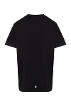 Men's black T-shirt with a large logo Givenchy - brand logo. 100% cotton. Country of manufacture: Italy. Care: specialized cleaning - photo 6