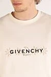 Men's yellow T-shirts with logo Givenchy - brand logo. 100% cotton. Country of manufacture: Italy. Care: specialized cleaning - photo 6