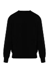 Men's black woolen jumper with logo Givenchy - brand logo. 100% wool. Country of manufacture: Italy. Care: specialized cleaning - photo 6