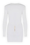 Balmain White knitted suit with skirt - branded buttons with logo. 83% viscose, 17% polyester. Closure: buttons. Country of manufacture: Italy. Care: specialized cleaning - photo 7