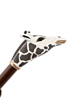 Pasotti Shoe horn Giraffe - Enameled brass handle with giraffe figurine. Wooden rod, ABS plastic end. Length: 50 cm. Country of manufacture: Italy. Care: specialized cleaning - photo 3