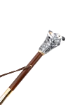 Pasotti Shoe horn Koala - Enameled brass handle with koala figurine. Wooden rod, ABS plastic end. Length: 50 cm. Country of manufacture: Italy. Care: specialized cleaning - photo 3