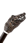 Pasotti Shoe horn Crocodile - Enameled brass handle with crocodile figurine. Wooden rod, ABS plastic end. Length: 50 cm. Country of manufacture: Italy. Care: specialized cleaning - photo 3