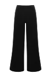 D.Exterior Жіночі чорні широкі штани - 30% кашемір, 20% вовна, 20% поліамід, 30% віскоза. Країна виробник: Італія. Догляд: спеціалізоване чищення - фото 1