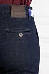 Jacob Cohen Women's flared jeans in dark blue - 79% cotton, 20% lyocell, 1% elastane. button, zipper. 5 classic pockets. Country of manufacture: Italy. Care: specialized cleaning - photo 5