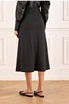 Long cashmere maxi skirt gray Brunello Cucinelli - 96% cashmere, 4% polyester. Closure: zipper. two side pockets. Country of manufacture: Italy. Care: specialized cleaning - photo 4