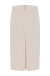 Beige wool skirt with slit Brunello Cucinelli - 100% wool. Country of manufacture: Italy. Care: specialized cleaning - photo 6