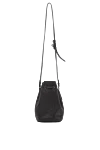 Women's gray bag made of genuine leather Brunello Cucinelli - 100% genuine leather. Strap: adjustable strap. Closure: drawstring. Country of manufacture: Italy. Care: specialized cleaning - photo 4