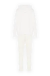 Women's white cotton tracksuit with a hood Brunello Cucinelli - hood. 98% cotton, 2% elastane. Closure: zipper. Country of manufacture: Italy. Care: specialized cleaning - photo 6