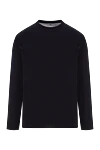 Brunello Cucinelli Cotton Jersey Crew Neck Sweatshirt Blue Men's - 100% cotton. Country of manufacture: Italy. Care: specialized cleaning - photo 1