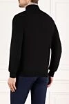 Кардиган черный из шерсти и кашемира Brunello Cucinelli - 70% кашемир, 30% шелк. молния. Страна производитель: Италия. Уход: специализированная чистка - фото 4