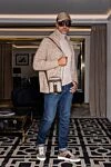 Кардиган чоловічий бежевий теплий Brunello Cucinelli - 29% альпаку, 23% бавовна, 20% поліамід, 13% вовна. блискавка. Країна виробник: Італія. Догляд: спеціалізоване чищення - фото 8