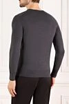 Men's gray wool jumper Casheart - 100% wool. Country of manufacture: Italy. Care: specialized cleaning - photo 4