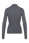 Gray women's cashmere jumper Fleur de Paris - 96% cashmere, 4% viscose. Country of manufacture: Italy. Care: specialized cleaning - photo 6