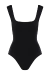 Black women's bodysuit with deep neckline Alex Riviere - 80% polyamide, 20% elastane. Country of manufacture: Italy. Care: specialized cleaning - photo 6