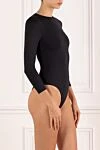 Alex Riviere Bodysuit Bianca black with long sleeves - 80% polyamide, 20% elastane. Country of manufacture: Italy. Care: specialized cleaning - photo 3