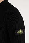 Stone Island Мужской кардиган шерстяной черный с логотипом - логотип бренда. 100% шерсть. молния. два боковых кармана. Страна производитель: Италия. Уход: специализированная чистка - фото 5