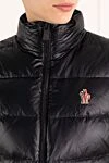 Moncler Женский теплый черный жилет на молнии - 100% полиамид. молния. два боковых кармана. Страна производитель: Италия. Уход: специализированная чистка - фото 5