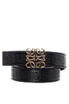 Loewe Reversible Repeat belt made of embossed calfskin - repeating Anagram pattern and Anagram buckle. 100% genuine leather. buckle. Country of manufacture: Italy. Care: specialized cleaning - photo 1