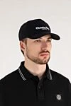 Men's black baseball cap with logo Dior - logo . 100% cotton. Country of manufacture: Italy. Care: specialized cleaning - photo 2