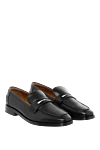 Fleur de Paris Women's black leather loafers - 100% genuine leather. Country of manufacture: Italy. Care: specialized cleaning - photo 3