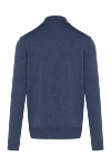 Troyer men's blue wool with zipper Ferrante - 100% wool. Closure: zipper. Country of manufacture: Italy. Care: specialized cleaning - photo 6