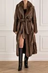 Sheepskin coat, Fur coat Giorgio Magnani - Country of manufacture: Italy. Care: specialized cleaning - photo 2