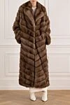 Sheepskin coat, Fur coat Giorgio Magnani - Country of manufacture: Italy. Care: specialized cleaning - photo 2