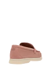 Summer Charms Walk loafers for men pink Loro Piana - My Charms mini-figures. 100% suede goatskin. 100% rubber. Country of manufacture: Italy. Care: specialized cleaning - photo 4