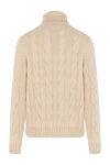 Men's knitted cashmere jumper, beige Loro Piana - relief pattern. 100% cashmere. Country of manufacture: Italy. Care: specialized cleaning - photo 6