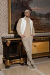 Loro Piana Кашемировый джемпер вязаный мужской бежевый - рельефный узор. 100% кашемир. Страна производитель: Италия. Уход: специализированная чистка - фото 7