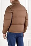 Short down jacket Verone double-sided brown men's Moncler - 100% polyamide. two side pockets. Fastener: zipper. Insulation: down. Country of manufacture: Italy. Care: specialized cleaning - photo 4
