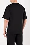 Men's black T-shirt with cotton logo Dolce & Gabbana - brand logo. 100% cotton. Country of manufacture: Italy. Care: specialized cleaning - photo 4